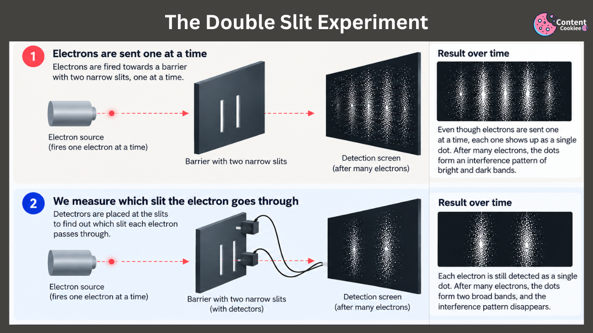 The Double Slit Experiment Image - Electron Behaves as Wave